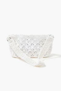 Oferta de Crochet Baguette Shoulder Bag por 6,95€ en Forever 21
