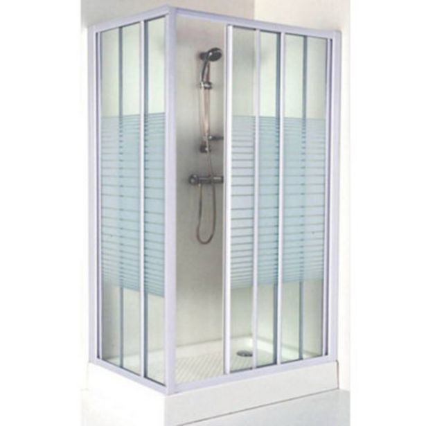 Oferta de Mampara de ducha angular AQUA 185x100x70 cm por 139€
