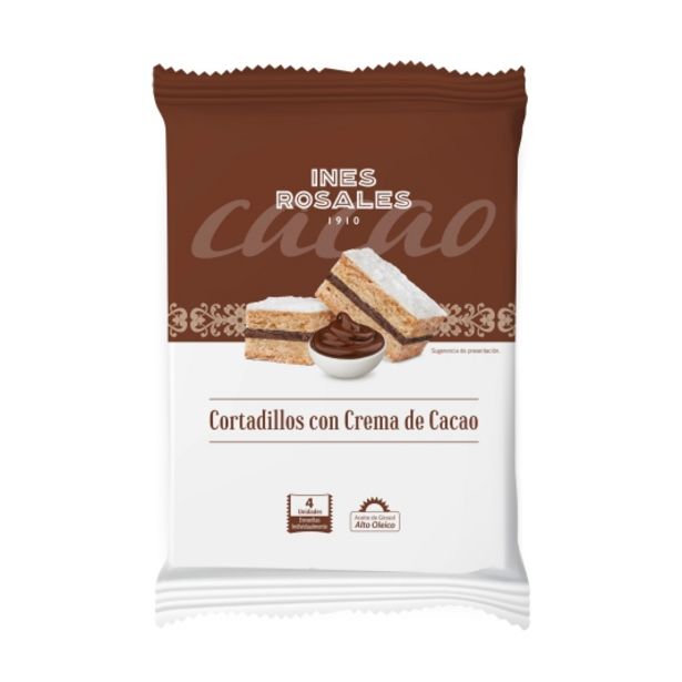 Oferta de Cortadillos crema cacao 4ud, 144g por 1,55€
