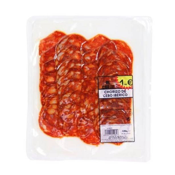 Oferta de Chorizo de cebo ibérico al corte, 90g por 1,95€