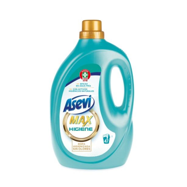 Oferta de Detergente líquido higiene max, 50lav por 5,99€