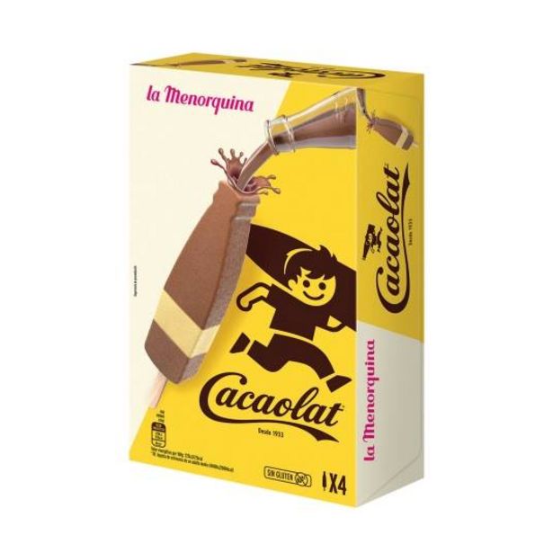 Oferta de Helado cacaolat, pk-4 por 3,55€
