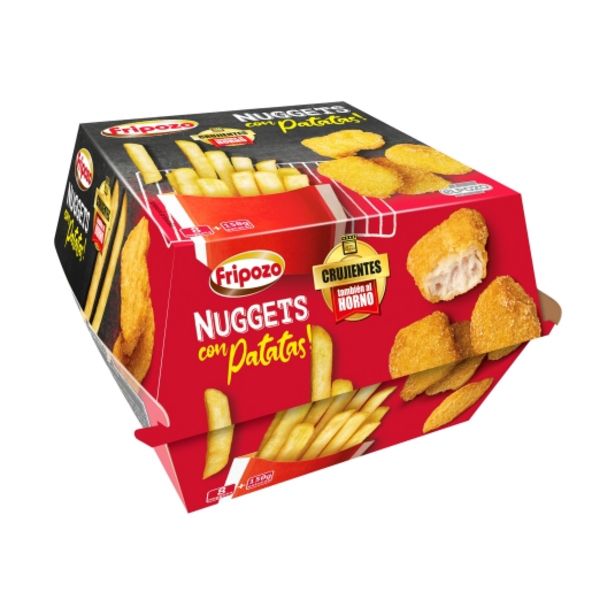 Oferta de Nuggets con patatas horno, 300g por 2,75€