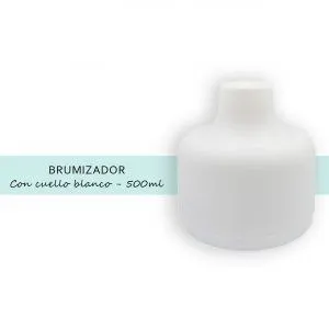 Oferta de Brumizador Blanco con Cuello – 500ML por 42,7€ en Aromas Artesanales
