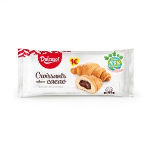 Oferta de Croissant cacao 4u por 1€ en Dulcesol