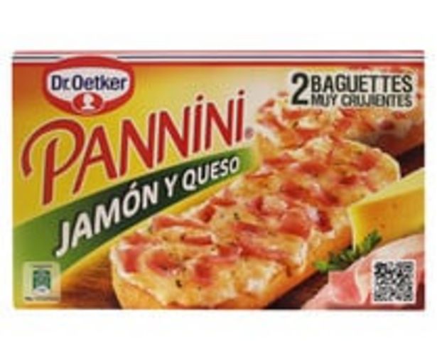Oferta de Panninis de jamón y queso DR. OETKER 2 x 125 g. por 2,39€