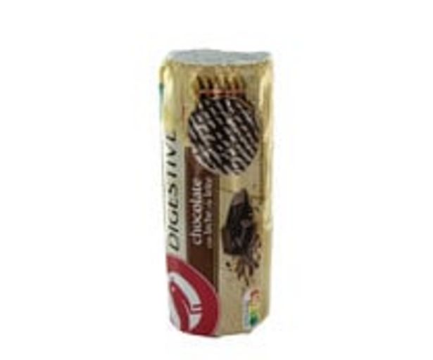 Oferta de Galletas Digestive con chocolate PRODUCTO ALCAMPO 300 g. por 0,88€