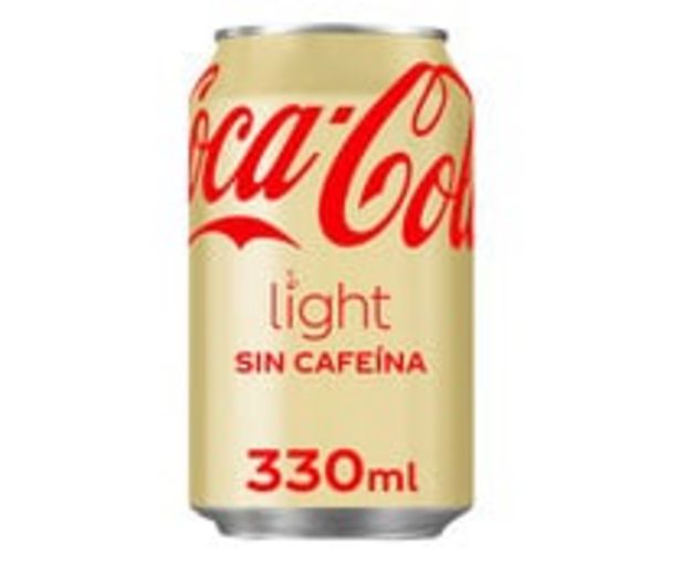 Oferta de Refresco  de cola Light sin cafeína COCA COLA lata de 33 cl. por 0,77€