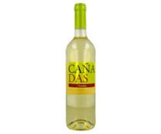 Oferta de Vino blanco verdejo de mesa CAÑADAS botella de 75 cl. por 1€