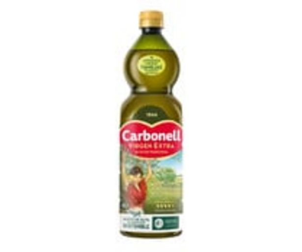 Oferta de Aceite  de oliva virgen extra CARBONELL botella de 1 l. por 4,49€