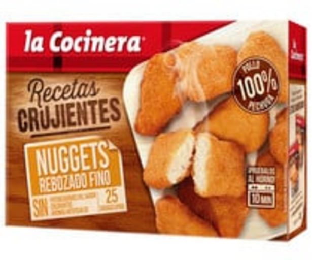 Oferta de Nuggets de pollo con rebozado fino LA COCINERA Recetas curjientes 400 g. por 3,88€