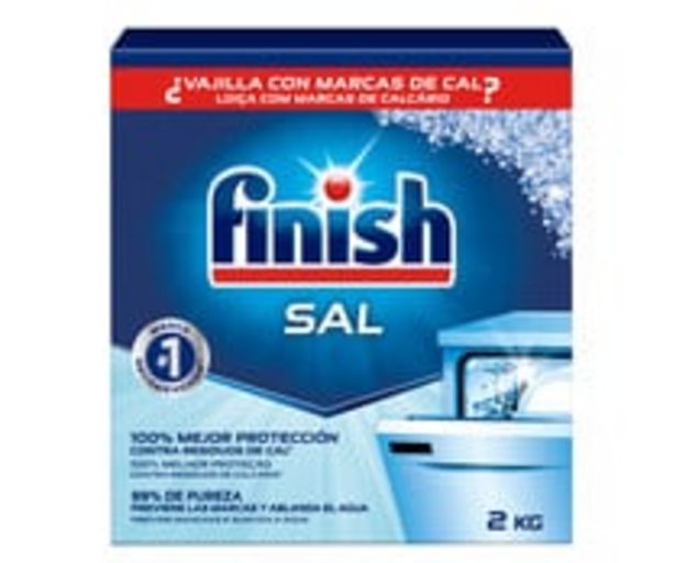 Oferta de Sal protección lavavajillas FINISH 2 kg por 4,35€