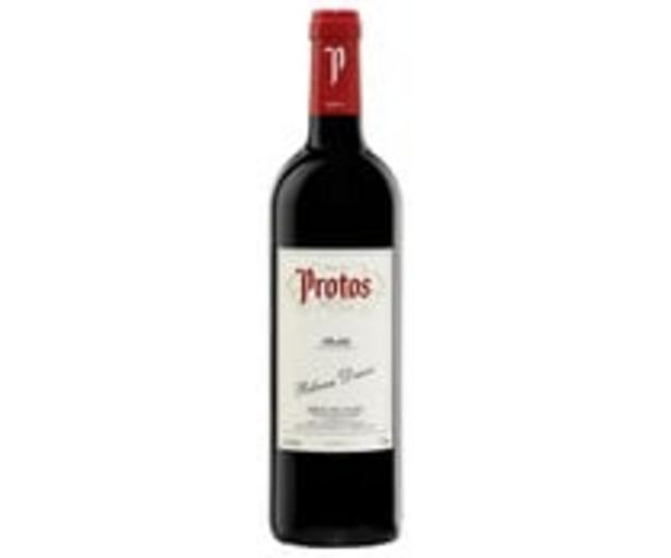 Oferta de Vino  tinto roble con denominación de origen Ribera del Duero PROTOS botella de 75 cl. por 8,14€