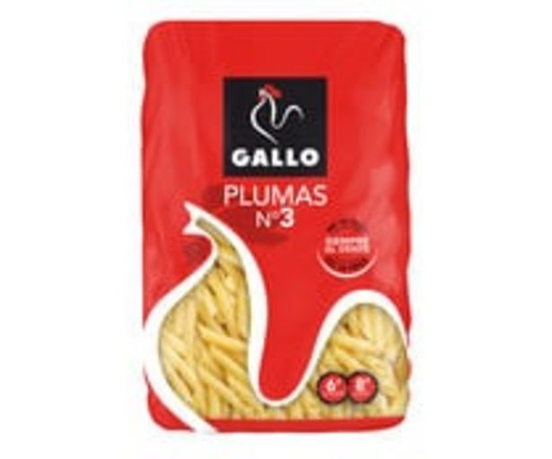 Oferta de Pasta   pluma nº 3 GALLO paquete de 450 g. por 1,15€