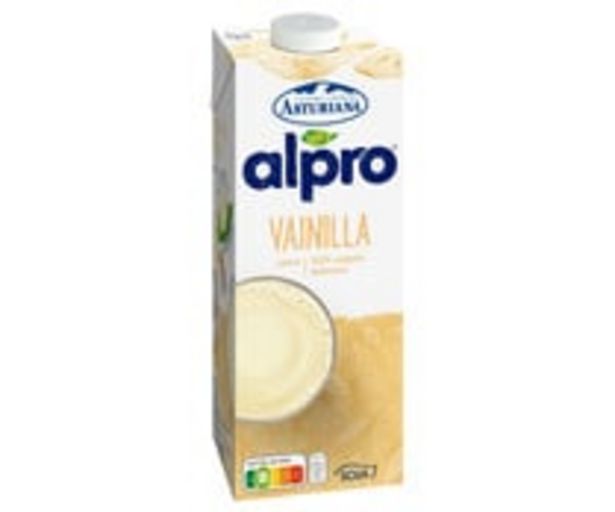 Oferta de Bebida de soja UHT con sabor a vainilla ALPRO 1 l por 1,6€