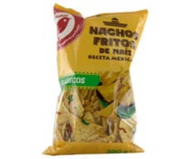 Oferta de Tortillas chips naturales (nachos fritos de maíz) PRODUCTO ALCAMPO 300 g. por 1,49€