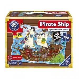 Oferta de Puzzle Barco Pirata (100 piezas) por 8,48€ en Dideco