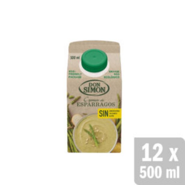Oferta de Crema Esparragos  12 uds. x 500ml por 16,2€