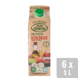 Oferta de Gazpacho Ecológico Refrigerado 6 uds. x 1L por 19€ en Don Simón
