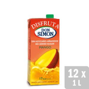 Oferta de Néctar Mango Disfruta Néctar sin Azúcar 12 uds. x 1L por 13€ en Don Simón