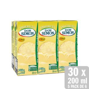 Oferta de Néctar Piña Disfruta Néctar sin Azúcar 30 uds. x 200ml por 10€ en Don Simón