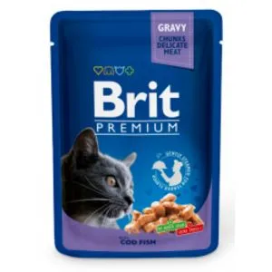 Oferta de Brit Premium Sobres Bacalao... por 1€ en Don Canino