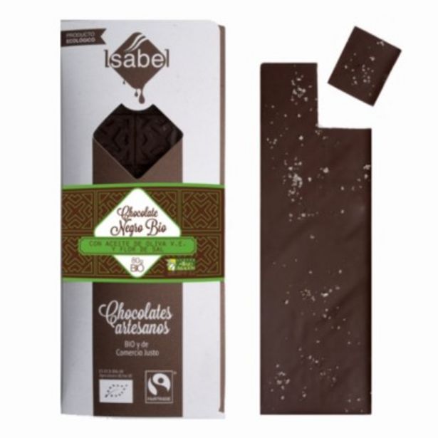 Oferta de Chocolate negro BIO con aceite de oliva y sal por 3,95€