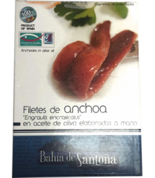 Oferta de Anchoa Gourmet Aceite de Oliva Bahia de Santoña 80 gr. por 9,5€