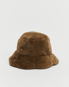 Oferta de Sombrero bucket pelo marrón por 17,48€ en System Action