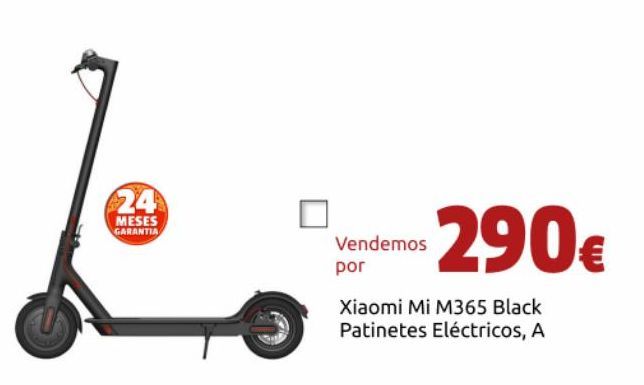 Oferta de Patinete eléctrico Xiaomi por 290€