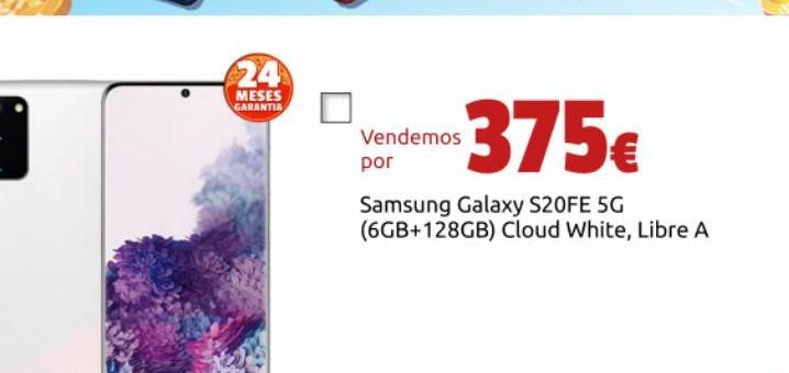 Oferta de Teléfono móvil Samsung por 375€