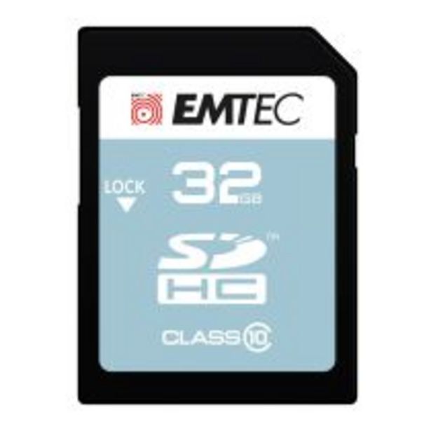 Oferta de Tarjeta SD EMTEC 32Gb Clase 10 por 7,96€