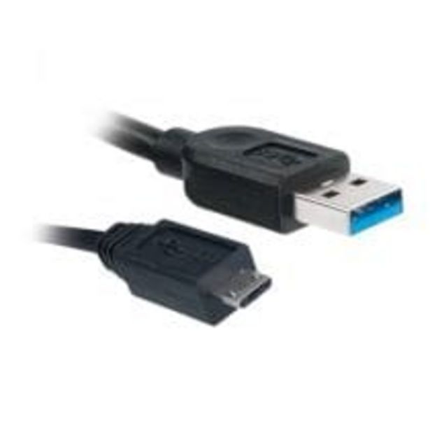 Oferta de Cable de carga y sincronización universal APM 1M MICRO USB negro por 1,97€