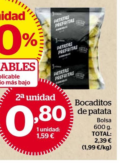 Oferta de Patatas por 0,8€