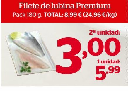 Oferta de Lubina por 3€