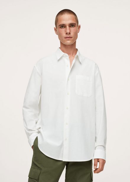Oferta de Camisa relaxed-fit algodón por 19,99€
