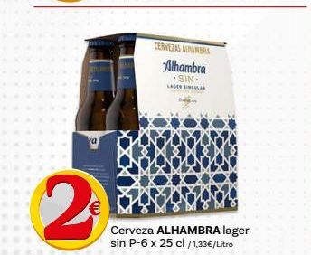 Oferta de Cerveza Alhambra por 