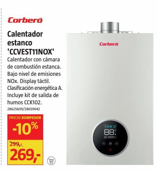 Oferta de Calentador Corberó por 269€