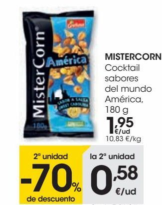 Oferta de MISTERCORN Cocktail sabores del mundo América  por 1,95€