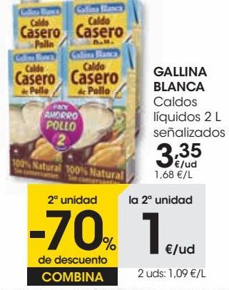 Oferta de GALLINA BLANCA Caldos líquidos  por 3,35€