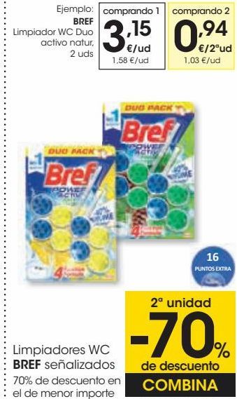 Oferta de Limpiadores WC BREF  por 3,15€