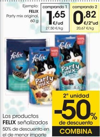 Oferta de Los productos FELIX  por 1,65€