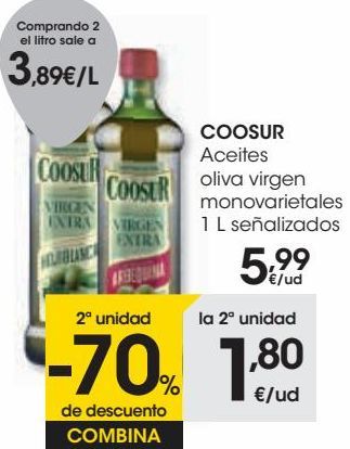 Oferta de COOSUR Aceites oliva virgen monovarietales  por 5,99€