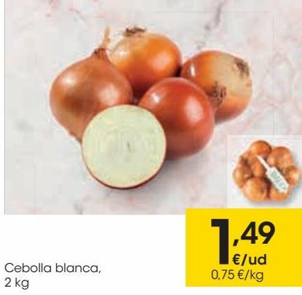 Oferta de Cebolla blanca  por 1,49€