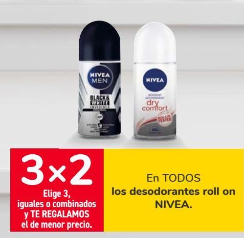 Oferta de En TODOS los desodorantes roll on NIVEA  por 
