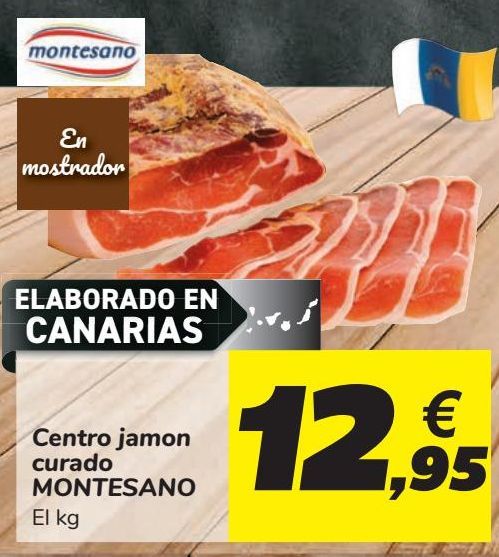 Oferta de Centro jamón curado MONTESANO  por 12,95€