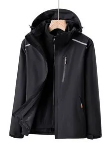 Oferta de Hombres Cazadora deportiva con cremallera con capucha con forro polar por 32,25€ en SheIn