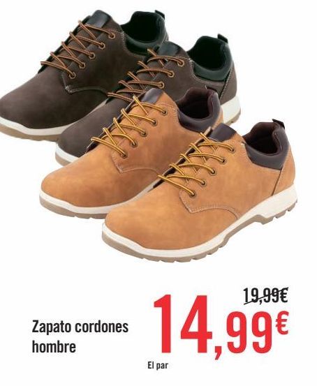 Oferta de Zapato cordones hombre  por 14,99€