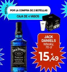 Oferta de Whisky Jack Daniel's por 