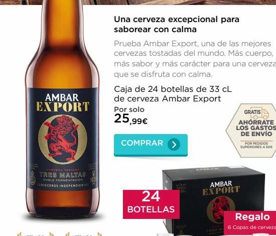 Oferta de Copa de cerveza  por 25,99€
